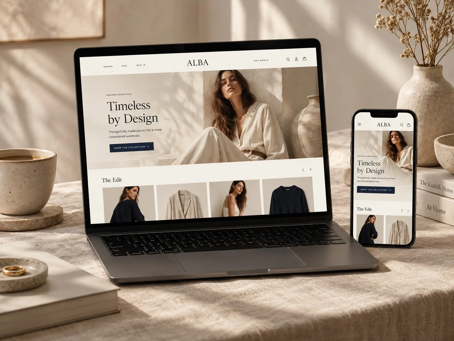 Site e-commerce pour une marque de vêtements