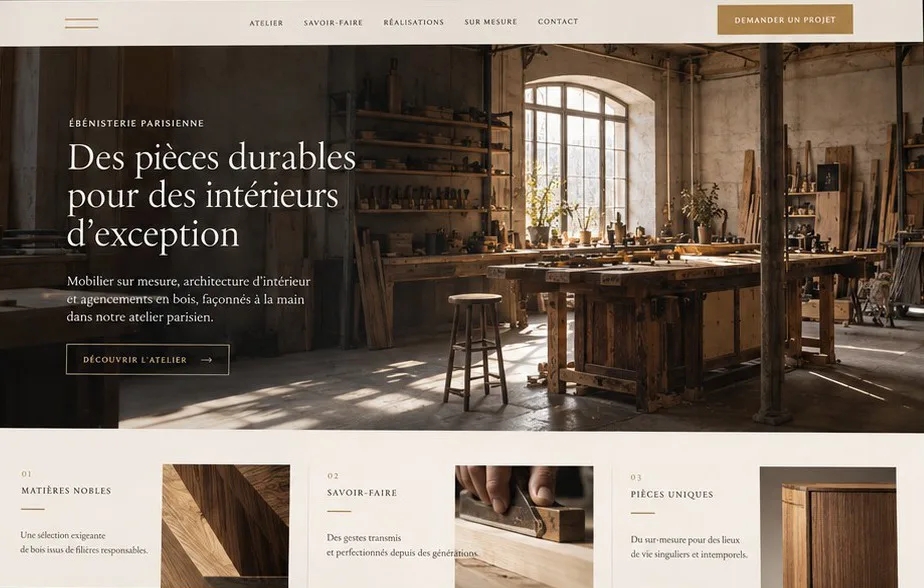 Exemple de site réalisé par Elevia